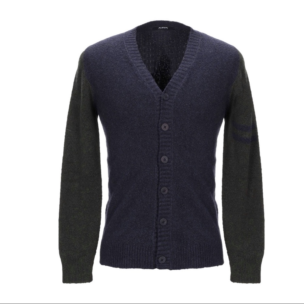 Alpha studio male vintage cardigan L brand new